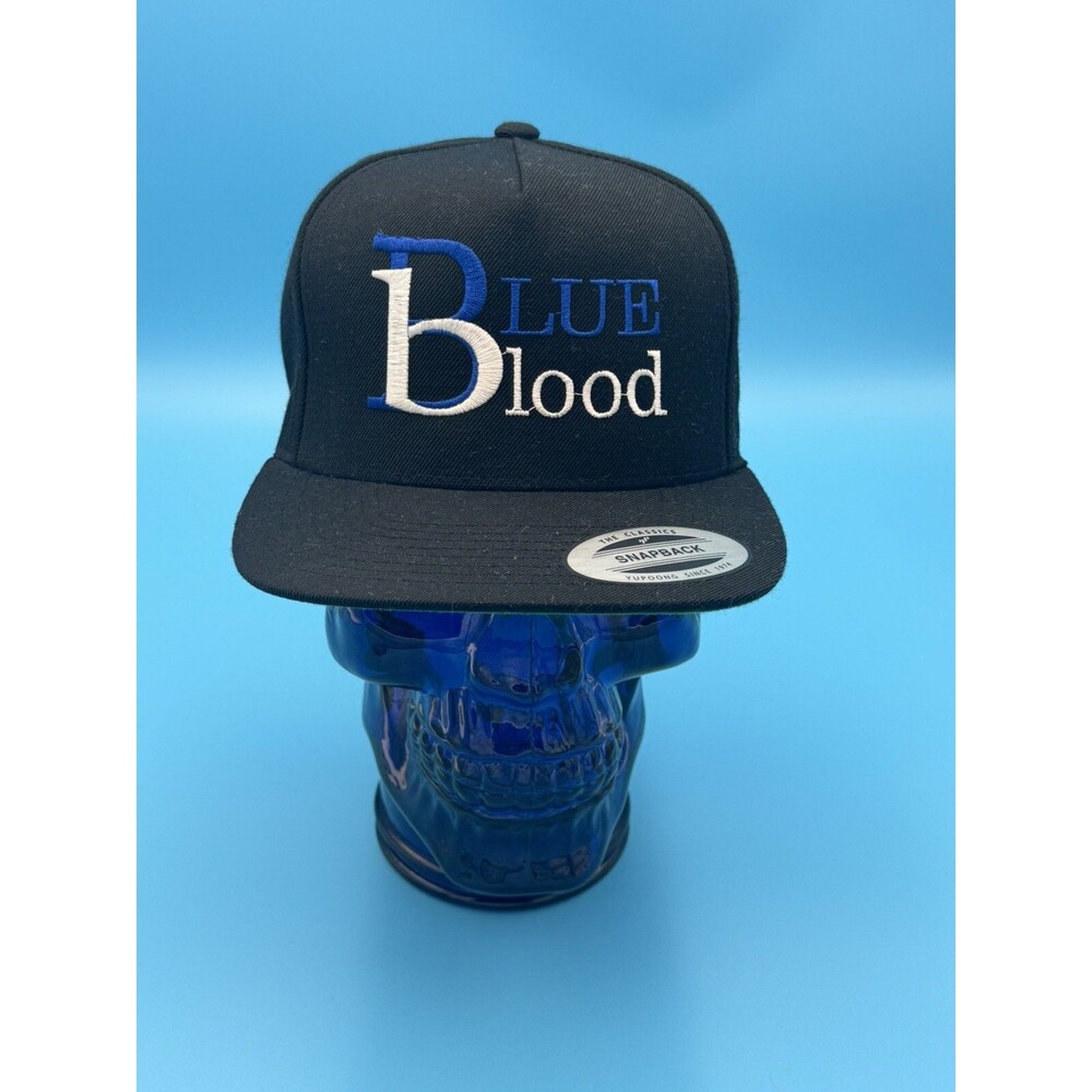 UK Blue Bloods Black Snapback Hat The Classics Yupoong University Of Kentucky